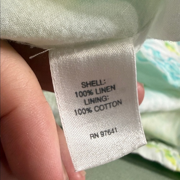 J. Jill Linen Floral Sleeveless Knee Length Dress Women's Size Medium - Picture 6 of 8